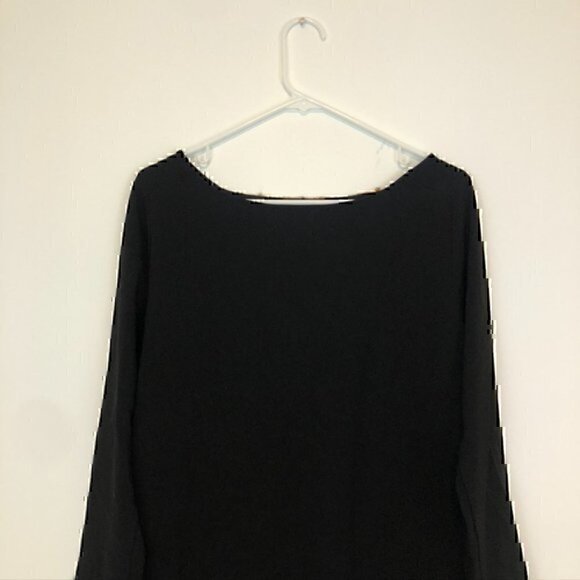 THML ANTHROPOLOGIE ANTHRO Beige Orange Brown Black Nubby Textured Shift Dress S - Picture 10 of 11